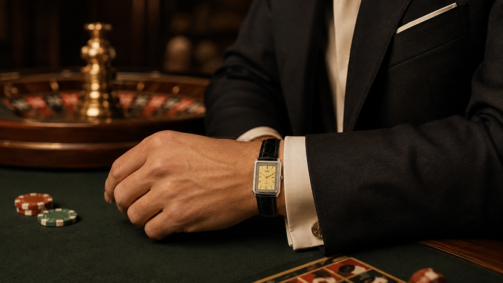 Rado at the roulette table